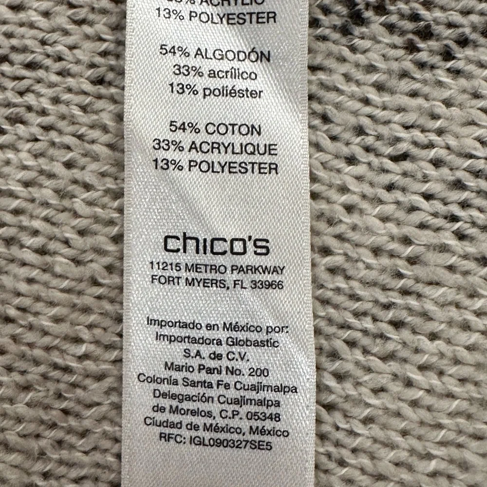 Chico’s cool-warm mixed‎ cardigan